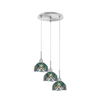 Luminaire suspendu grappe 3 lumières avec verre de 7 po Edge