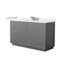 Icon 60" Freestanding Single Bathroom Vanity with Cultured Marble Top-362104824-362104825