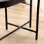 Table d'appoint à 2 niveaux avec canapé de rangement pour table de salon et table de bout en bois