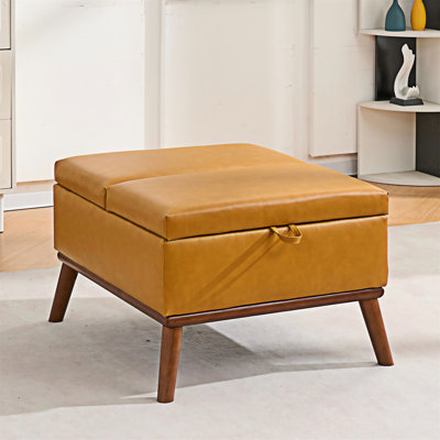 Table basse avec repose-pieds et rangement