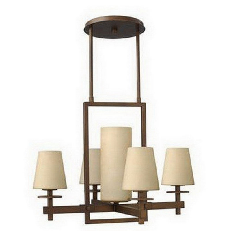Lustre classique/traditionnel ombré 5 lumières Machelle