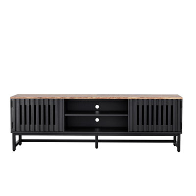 Media Console (Black+Brown)