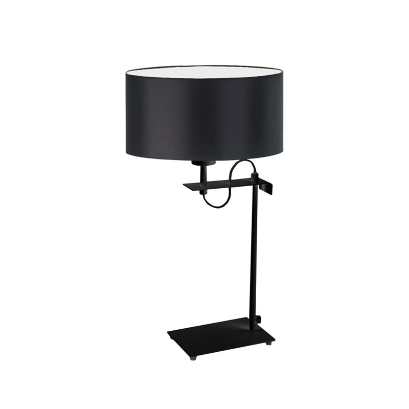 Arlena Metal Desk Lamp, Black, Black