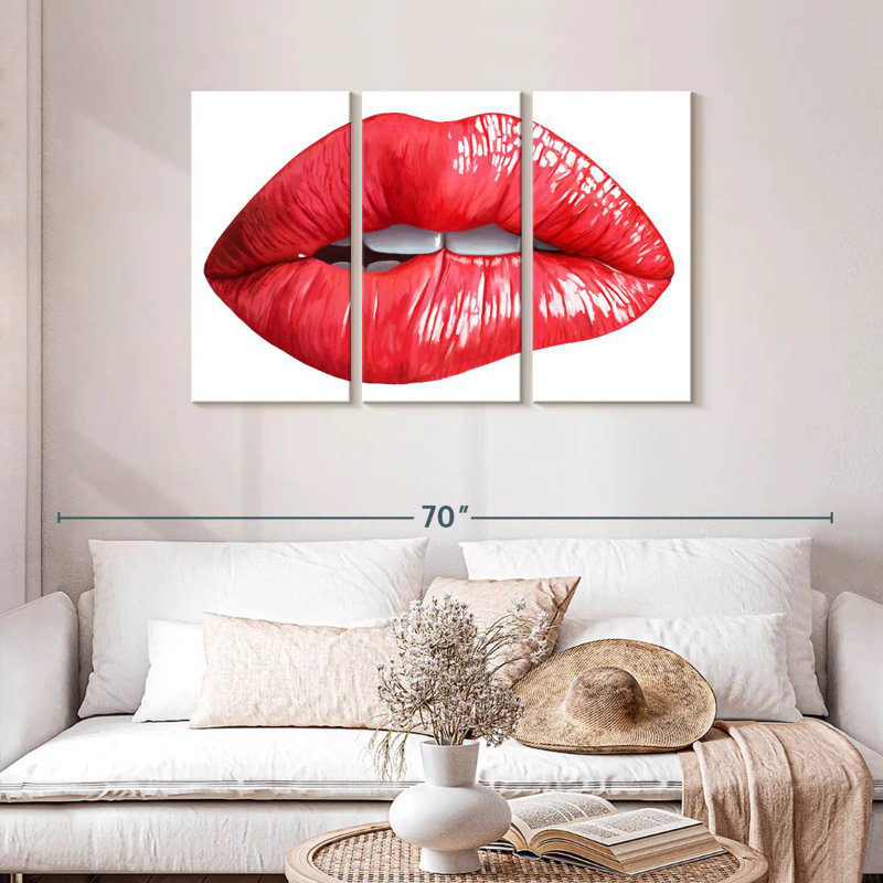 Shuttleworth Lip Biting, 28" H x 45" W