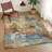 Machine Washable Indoor/Outdoor Efimenko ACN2300 Abstract Rug-1139611963