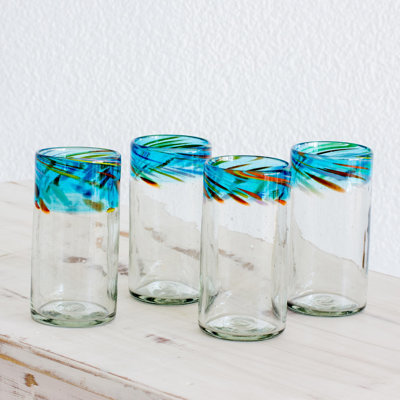 Adhav 12oz. Handmade Drinking Glass Set