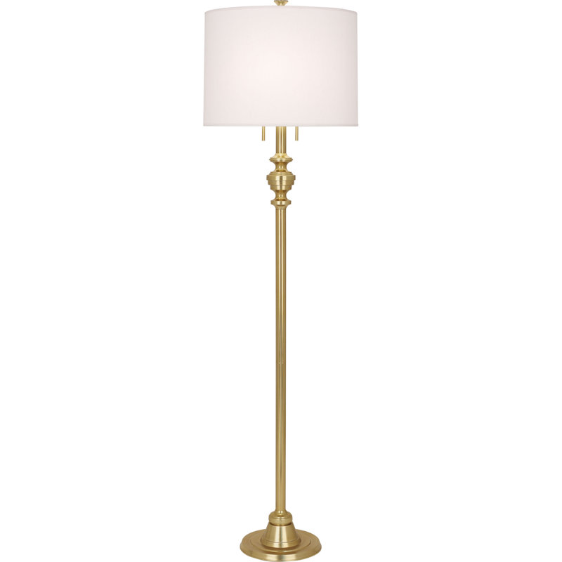 Arthur Floor Lamp, Modern Brass