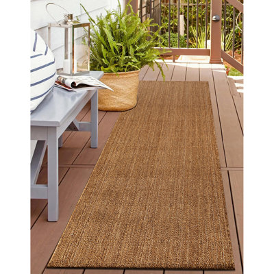 Tapis tissé plat intérieur / extérieur Plaid
