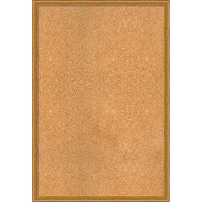 Natural Cork Board Cordelia Gold Framed Bulletin Board Pinboard