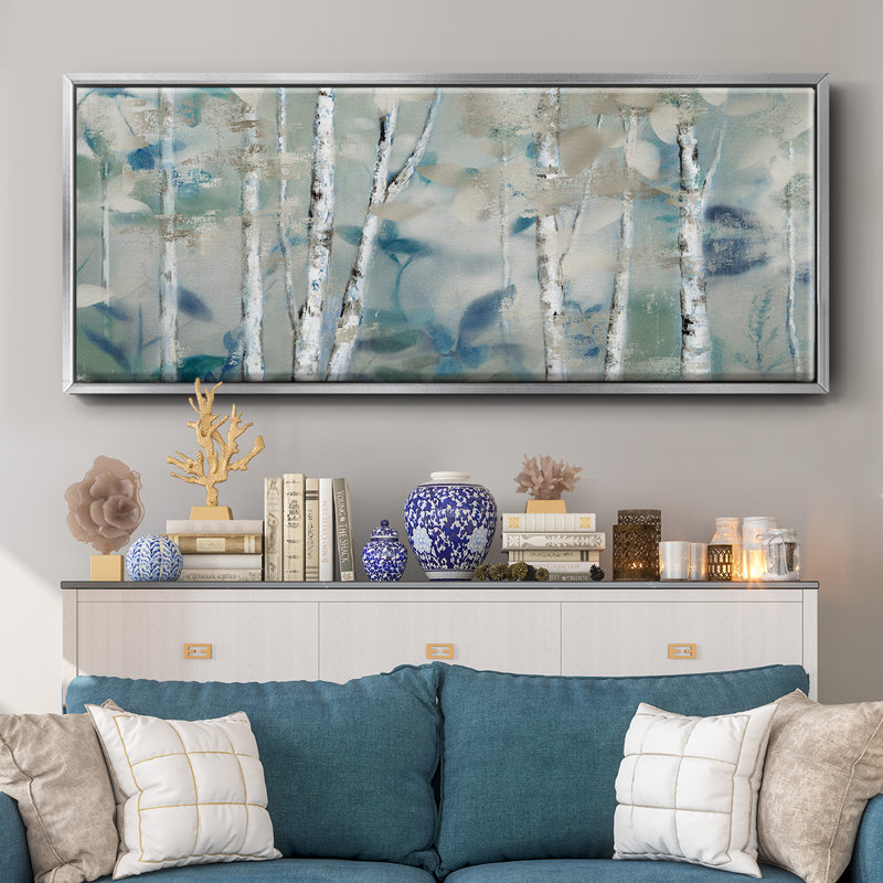 Zen Forest I- Framed Canvas, 20" H x 50" W