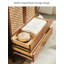 Garde-robe en bois massif de style Mid-Century