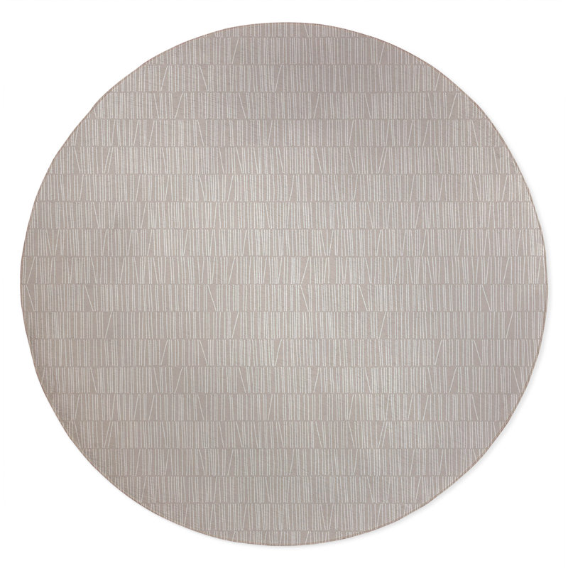Bookcase Non-Slip Outdoor Rug, Round 5'