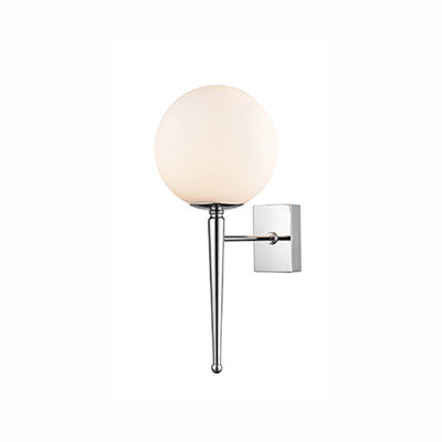 Ombret 1-Light Dimmable Chrome Wallchiere
