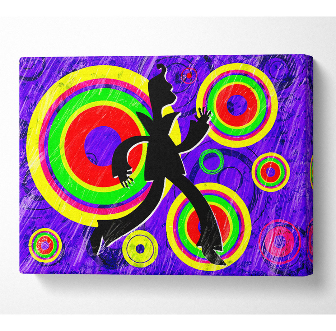 Disco Colours - Kunstdrucke auf Leinwand - Wrapped Canvas