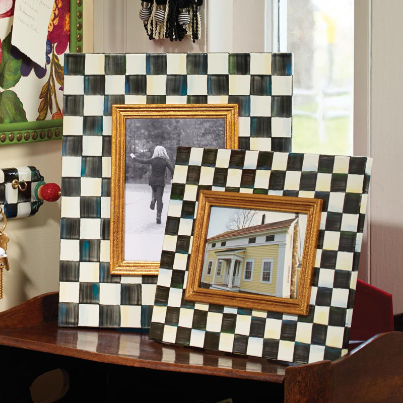 Courtly Check Frame, 5" W x 7" H