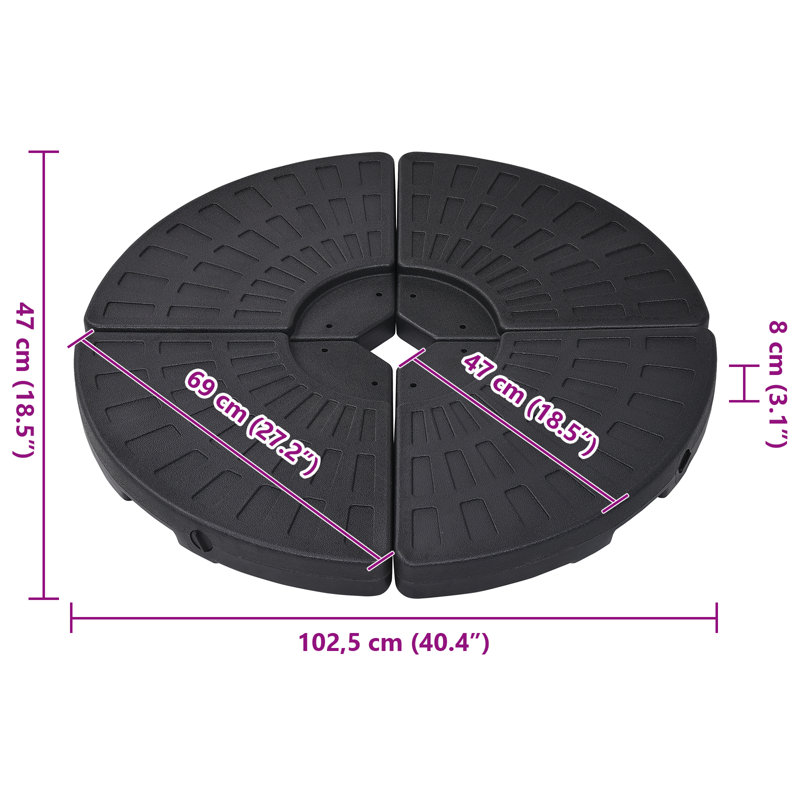 Breton 7.7kg Plastic Umbrella Base