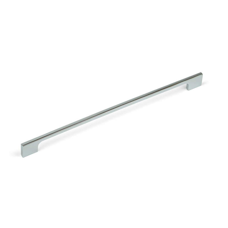 Polished Chrome Slim Squared D-Bar Handles, 288mm