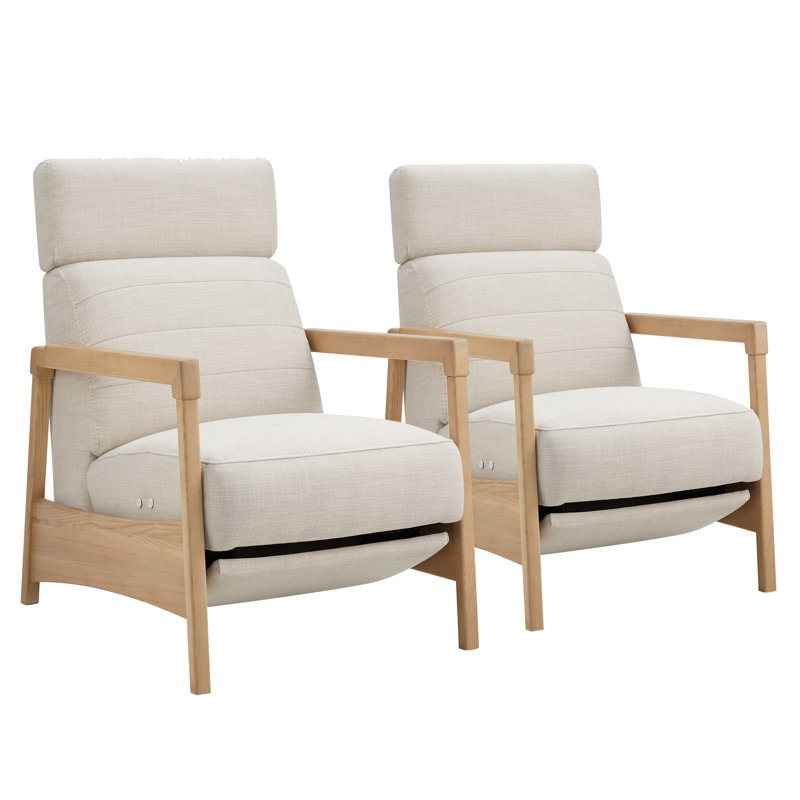 Fauteuil inclinable Darwen Amada, Tissage de lin Effie