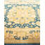 Tapis de couloir bleu / beige noué à la main de conception unique 6 pi 2 po x 10 pi 10 po Oakhur
