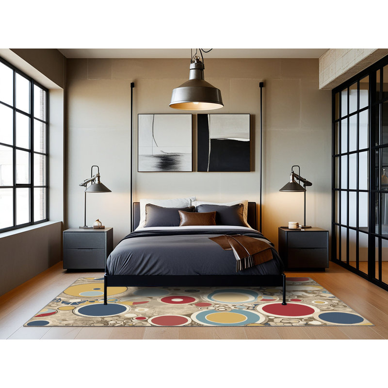 Dynamic Beam Rug, Rectangle 2' x 3'