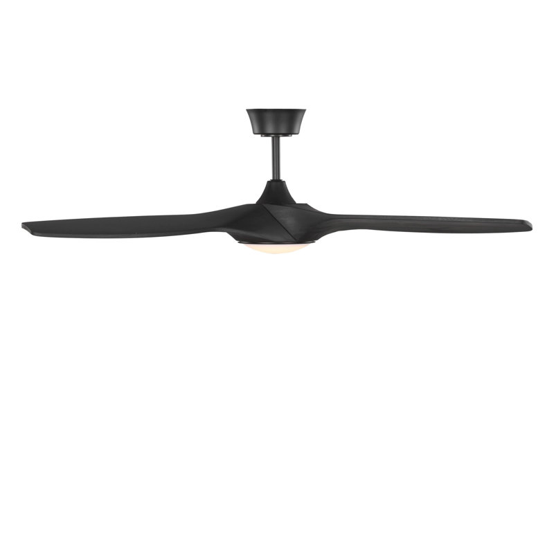 Ventilateur de plafond intelligent Selen, Nuit noire, 52 po de largeur, Nuit noire