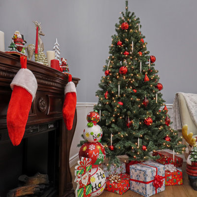 Pre-Lit Spruce Christmas Tree