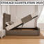 Barrientez Upholstered Ottoman Storage Bed-1375235015-1375235010