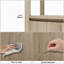  Bibliothèque haute 67 po x l 31,5 po avec armoire de rangement à 2 portes, bibliothèque minimaliste moderne-67015287