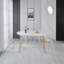 Table extensible, table à manger, table de bureau, table basse, pieds en métal, plateau en bois aggloméré-2067635249-1950305483