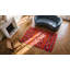 Antique Navajo American Coral 1890s Rug