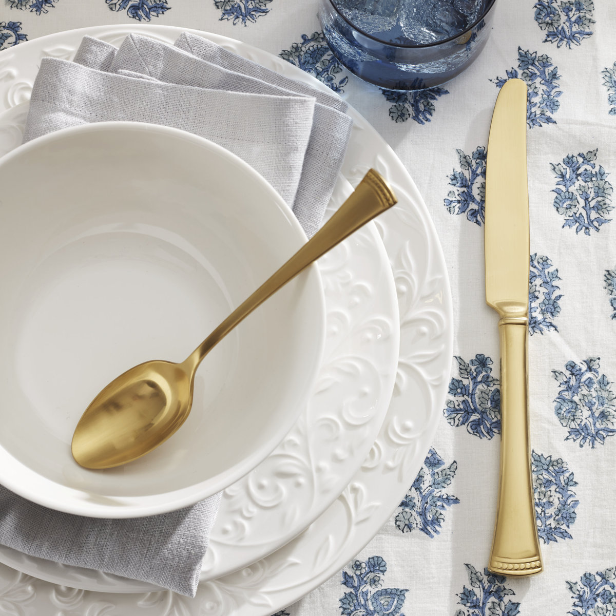 Lenox Opal Innocence Carved Dinnerware Set - Thumbnail 3