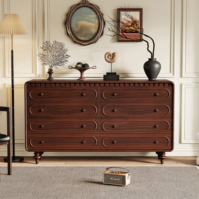 Commode d'appoint en bois massif