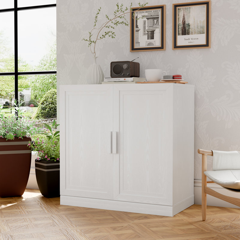 Tonya 2 - Door Accent Cabinet, White, 31" H x 31" W x 16" D