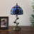 Tiffany Table Lamp Stained Glass Nadya LED Bulb Included 8"W*8"D*16"H-1187833071