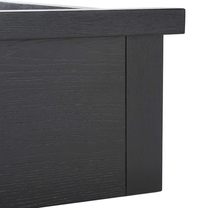 Sauger Platform Bed, Queen, Black