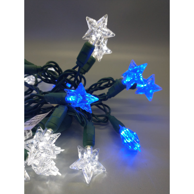Guirlande lumineuse, Bleu / blanc