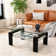 Swann Glass Top Coffee Table