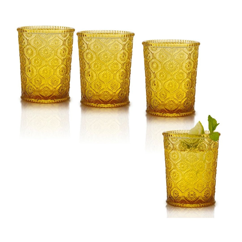 Mitzi Drinking Glass, Yellow