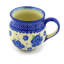 Bleu-belle Fleur Stoneware Coffee Mug
