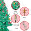 Arbre de Noël en céramique qui illumine un arbre de Noël rétro-1831688916