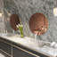 Bisou Round Wall Mirror-111107494