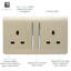 Trendi Switch 2 Gang Long Switched Plug Socket-86175280