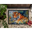 Rexine Tiger Non-Slip Indoor and Outdoor Door Mat-1975159432