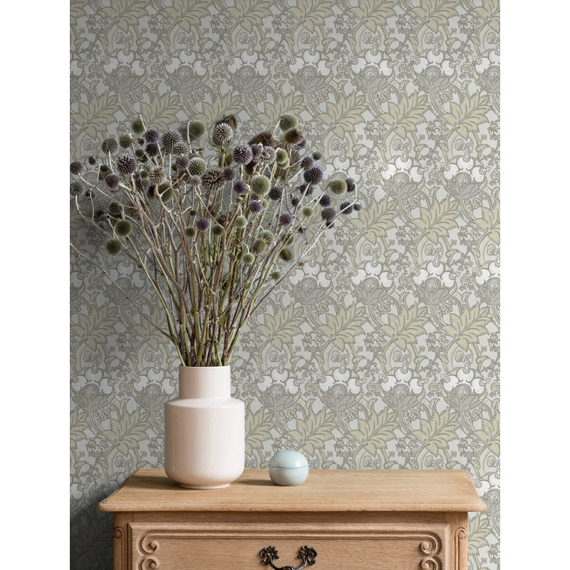 Yuki Osada Floral Wallpaper Double Roll, Neutrals