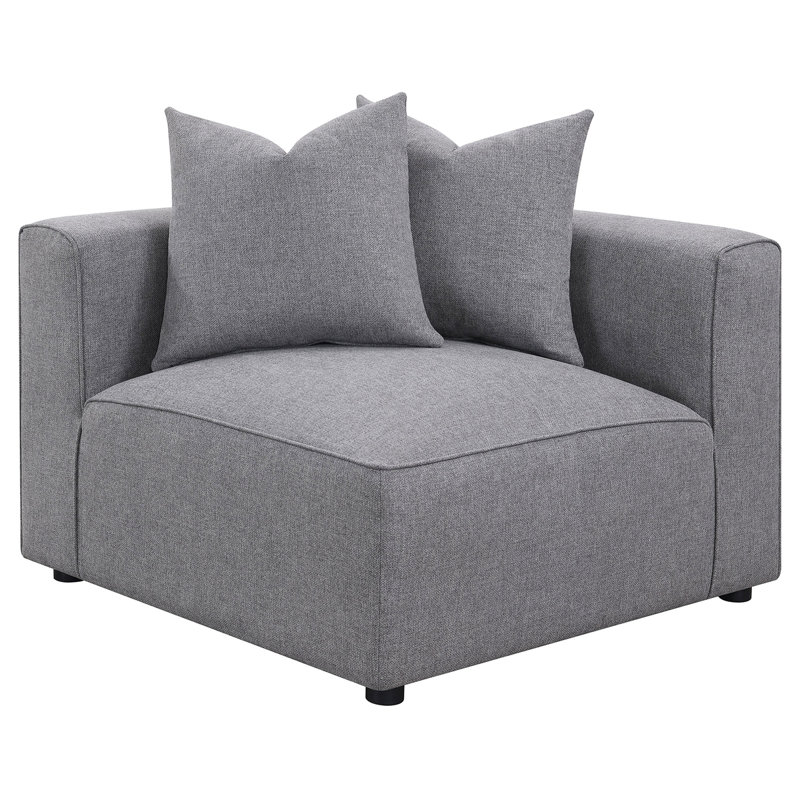 Chaise de coin avec coussin décoratif Amherst