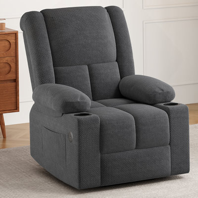 Power Lift Recliner Chair with Massage and Heat for Elderly People, USB Ports and Cup Holders