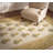 Anders Traditional Floral Wool and Nylon Gold Area Rug-111721328