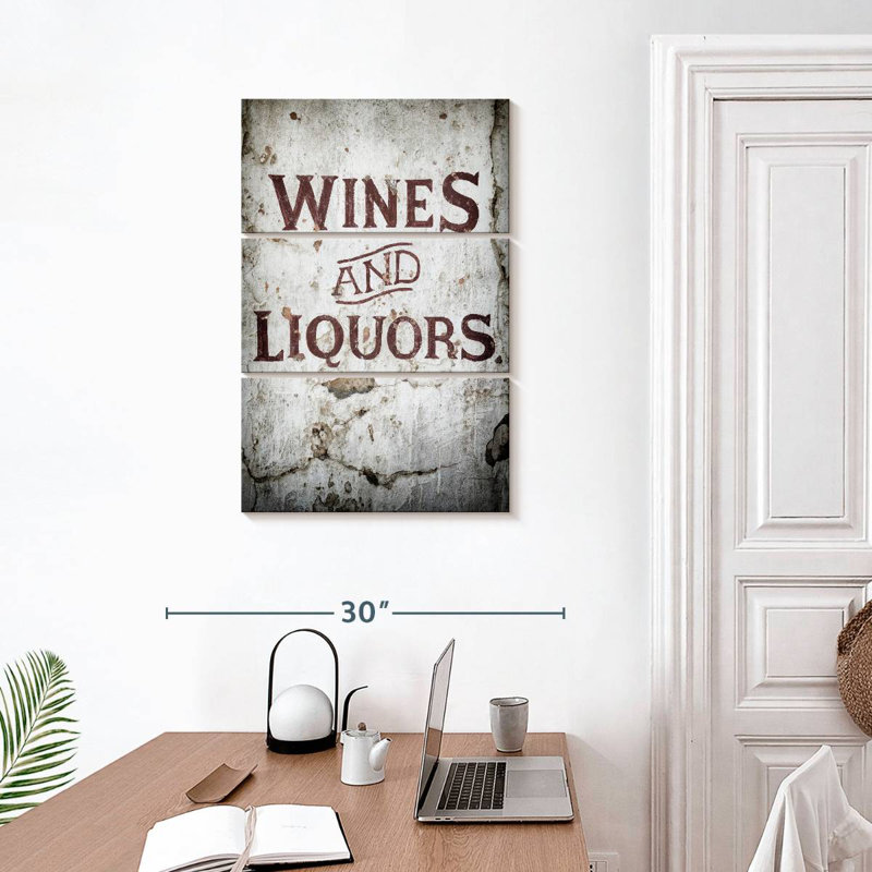 Vins et spiritueux Yarlin, H 32 po x l 20 po