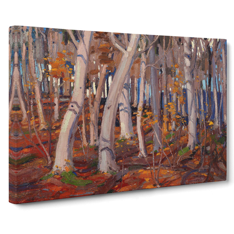 October by Tom Thomson - Wrapped Canvas, 50cm H x 76cm W x 3cm D