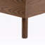 Grand lit plateforme tapissier beige clair H 43,29 po x l 62,99 po x L 85,02 po Herger-906804045-823804035